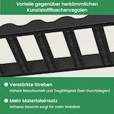 thumbnail of ARTECSIS Weinregal stapelbar Kunststoff für 24 Flaschen, stabiles Flaschenregal für Gastronomie und Lagerraum, erweiterbare Weinlagerung, Schwarz