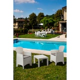 thumbnail of KG KITGARDEN - Conjunto de Jardín Exterior (2 sillones y 1 mesa auxiliar) Imitación Ratán, Blanco