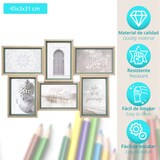 thumbnail of Atmosphera - Conjunto de 6 Marcos para fotos 45x3x31cm en MDF color Marrón