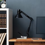 thumbnail of Relaxdays Heftgerät Profi, 100 Blatt Heftleistung, für 24/6 Klammern, bis 70 mm Einlegetiefe, großer Bürotacker, grau