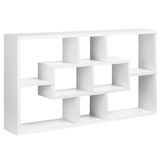 thumbnail of Estante de Pared Juego de 8 Estantes Estantería para Libro CDs Madera carga 20kg
