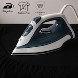 thumbnail of EXKLUSIV HEIMTEXTIL Frottee Spannbettlaken 180 - 200 x 200 cm Schwarz 80% Baumwolle 20% Polyester  Öko - Tex Zertifiziert Bed-Sheet Bettlaken Spannbet