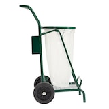 thumbnail of ROSSIGNOL Chariot de voirie roues caoutchouc 110L avec couvercle MOBISAC vert mousse