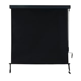 thumbnail of Toldo vertical HWC-F42, toldo vertical protección de la intimidad estor enrollable exterior, tejido protección UV 50 ~ 250x140cm, negro