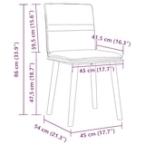 thumbnail of vidaXL Esszimmerstühle 6 Stk. Taupe Stoff