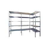 thumbnail of Scaffalatura lineare con piani ad incastro per settore alimentare cm. 80x30x200h