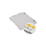 thumbnail of PROREGAL 8x Eurobox NextGen Color mit Scharnierdeckel & Verschlüssen | HxBxT 22x30x40cm | 20 Liter | Griffe gelb geschlossen | Glatter Boden