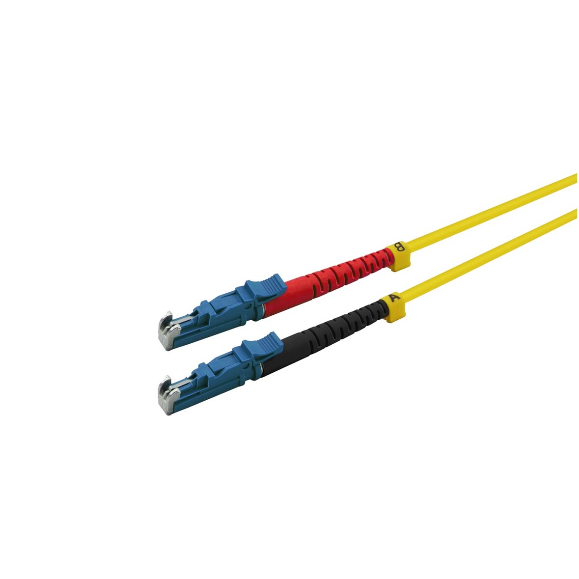 Helos LWL Patchkabel E2000®/E2000® (LSH) Duplex 9/125µm OS2 gelb 3,0m