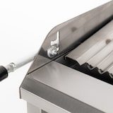 thumbnail of Romux® Barbecue Industriale a Gas con Pietra Lavica 70 cm da Banco con Alta Potenza Termica 2900 W e Griglia Regolabile su 3 Altezze | Butano