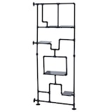 thumbnail of Décoshop26 - Divisória de ambientes em estilo industrial com 5 prateleiras 203 x 80 cm MDF preto e ferro 04_0008756