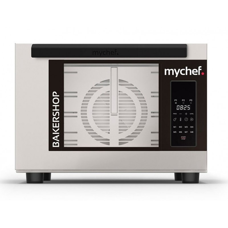HORNO MyChef CONVENCION CON HUMEDAD REGULABLE 4 BANDEJAS 46X33 LATERAL
