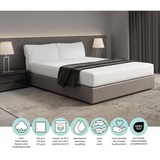 thumbnail of DoubleDry Hoeslaken Flanel 140 x 200 cm - 100% zacht katoen - wit