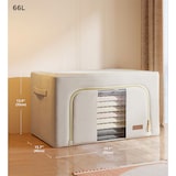 thumbnail of Joybos - Super-Set mit 3 Aufbewahrungsboxen für Kleidung, 24 + 66 + 100 l, faltbar, aus Textilmaterial