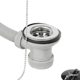 thumbnail of Desagüe fregadero con rebosadero industrial - VD-CR