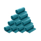 thumbnail of 10er Set Polar Fleecedecke 130x160 cm, OEKO-TEX ca. 400g Gewicht, mit Antipilling & Kettelrand - Farbe türkis