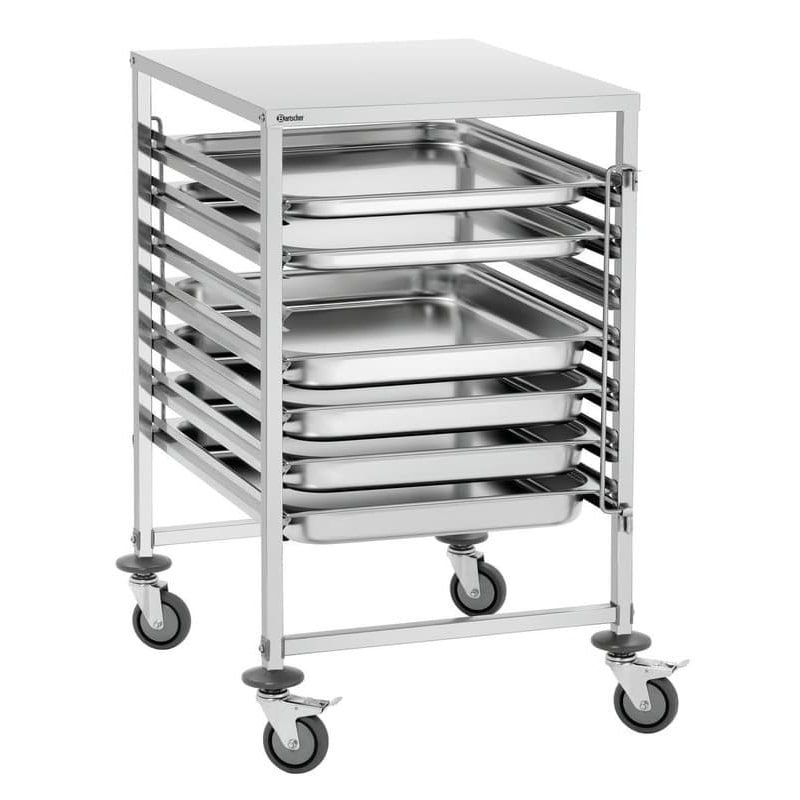 Gastronorm plateauwagen 7 gn2/1 bartscher agn700-2/1
