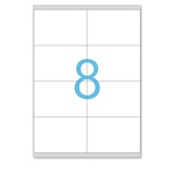thumbnail of Lot de 1000 Planches A4 de 8 étiquettes multi-usages A7 format 105 x 70 mm = 8000 étiquettes