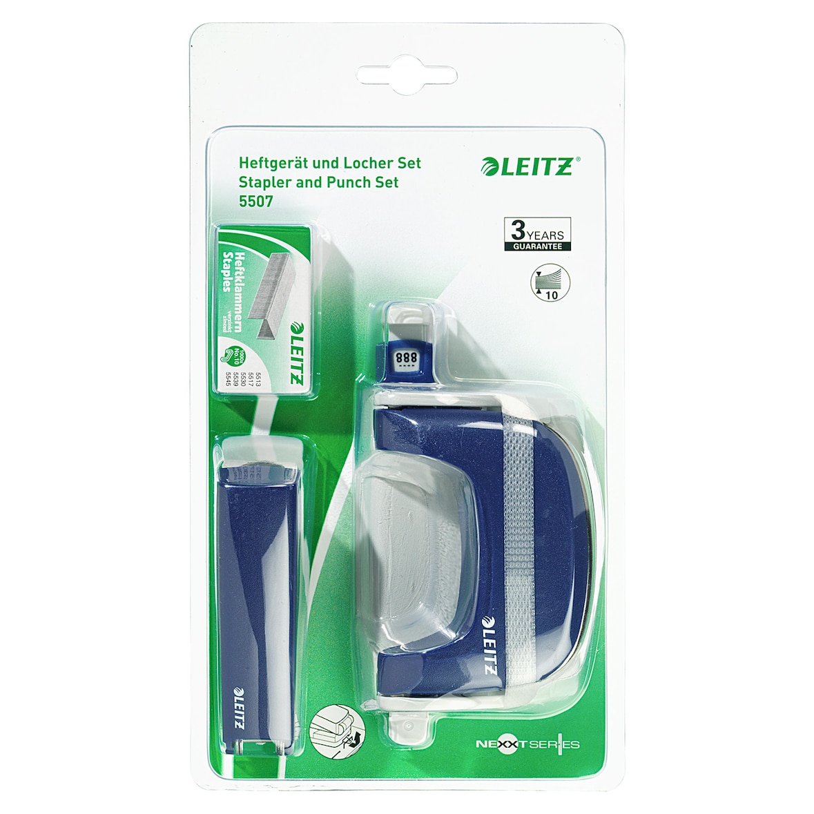 Leitz Hefter & Locher Set Retro Chic Mini