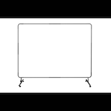 thumbnail of Stamos Germany Schweißschutzwand - mit Gestell - 240 x 180 cm