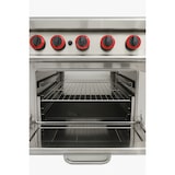 thumbnail of Cucina a Gas potenziata 4 fuochi con forno a Gas S/70 80x70 cm