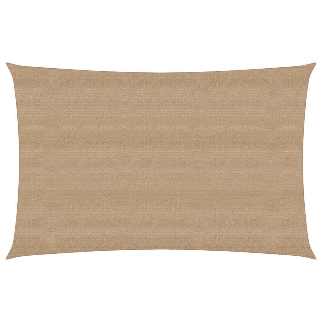 vidaXL Sonnensegel 160 g/m² Taupe 3x5 m HDPE