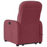 thumbnail of vidaXL Elektrischer Massagesessel mit Aufstehhilfe Weinrot Stoff