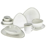 thumbnail of CreaTable Cloudy Offwhite Kombiservice 10-tlg Steinzeug
