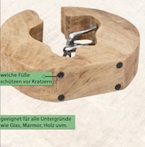 thumbnail of Moritz Skulptur Push and Work 29 x 28 x 6 cm Holz Deko Figur