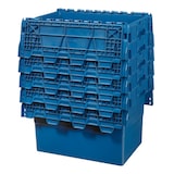 thumbnail of Kunststoffkisten mit Deckel 60 x 40 x 41,6 cm Aufbewahrungsbox in Industriequalität