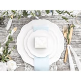 thumbnail of 10 Geschenkboxen 6cm -  Geschenkschachtel Gastgeschenke Geschenkverpackung Mitgebsel Bonboniere Hochzeit Schachtel klein Weiß Gold