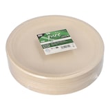 thumbnail of PAPSTAR 500 Teller, Zuckerrohr "pure" ungeteilt Ø 26 cm · 2 cm natur (89867, 10x50 Stück)