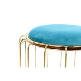 thumbnail of Kayoom Beistelltisch / Pouf Comfortable 110 Türkis / Gold