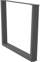 thumbnail of Helloshop26 - Set aus 2 V-förmigen Esstischbeinen 100 x 72–73,3 cm verstellbare Stabilität modernes Design aus anthrazitfarbenem 02_0056944