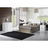 thumbnail of Cabecero para somier de 150 cm, Realizado en madera de pino Macizo y MDF , Blanco lacado , medidas 110x160x2 (altoxanchoxfondo) , Robusto y resistente