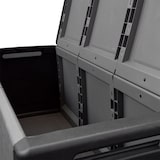 thumbnail of Coffre de rangement 330L Gris/Noir 138 x 53 x H57cm Poignées de transport polypropylène INTEC