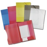 thumbnail of Sammelmappe mit Gummiband, DIN A4,transparent, 5 Farben