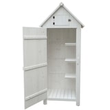 thumbnail of HABRITA Armoire Cabine De Rangement 0.41m² Blanc arm0805w