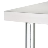 thumbnail of Table Inox Professionnelle Sans Rebords - Gamme 600 - Vogue - l- L120- P60- h- Inox