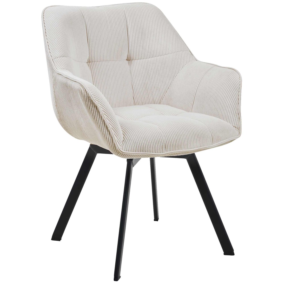 Esszimmerstuhl Jordi Cord creme
