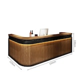 thumbnail of 【Muhei150cm】Bartheke Empfangstheke Empfangstresen Bartisch Ladentheke Verkaufstheke Kassentheke Theke