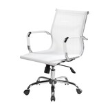 thumbnail of Dmora Sedia da ufficio Dfrosi, Poltrona direzionale con braccioli, Sedia ergonomica da ufficio, Bianco, 62x54h92/102 cm