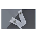 thumbnail of COSTWAY Armario de baño estrecho, armario de baño independiente con cajón y estantes ajustables, 35 x 30 x 88 cm (gris)