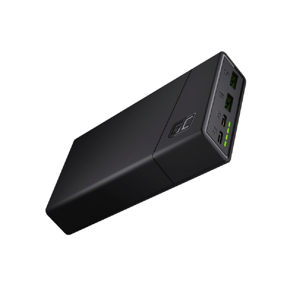 PowerPlay20 Powerbank (Lithium Polymer, 20000 mAh, 2x USB Ultra Charge, 2x USB-C, Power Delivery, 18W, Schnellladung)
