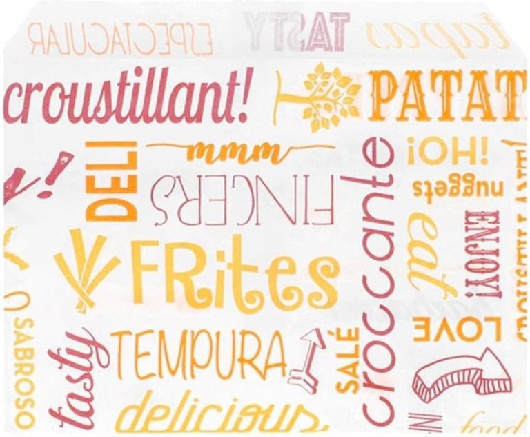 Um saco para batatas fritas.