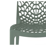 thumbnail of METRO PROFESSIONAL Chaise de terrasse Saphir, empilable, plastique, gris vert
