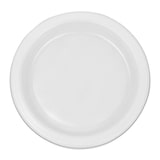 thumbnail of MONOUSO - Prato Raso Reutilizável Económico PS Branco Ø16,5cm (50 Uds)