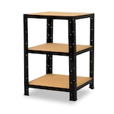 thumbnail of shelfplaza BLACK 90x60x60 cm Schwerlastregal in schwarz mit 3 Böden und 175 kg Traglast pro Boden