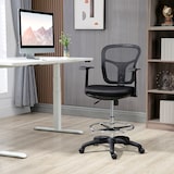 thumbnail of Vinsetto Cadeira de Escritório Ergonómica com Apoio para os Braços Apoio para os Pés e Assento Ajustáveis 59x59x95-115cm Preto