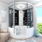 thumbnail of Dampfdusche Whirlpool Dusche Duschkabine K60-SW-TH 140x140cm OHNE Zusatzoptionen