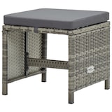 thumbnail of HELLOSHOP26 - Conjunto de jantar de 11 peças com almofada de resina tecida em cinzento 02_0014746